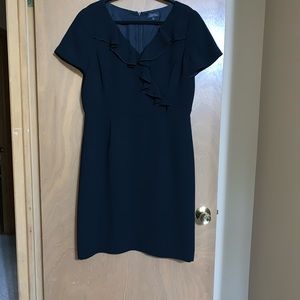 Tahari Arthur Levine Dress Size 14 Black